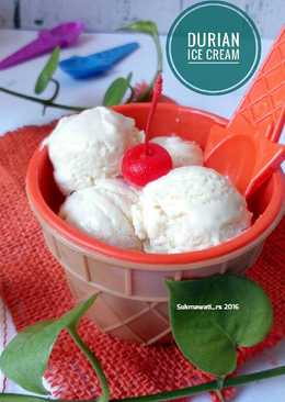 Homemade Eskrim Durian