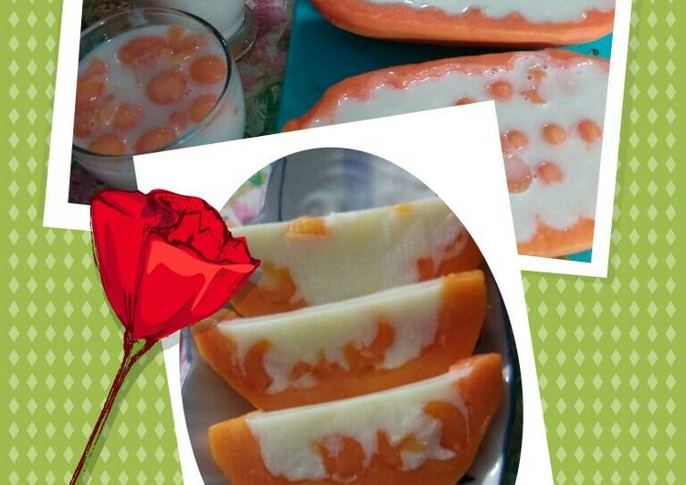 resep masakan Puding Pepaya Susu