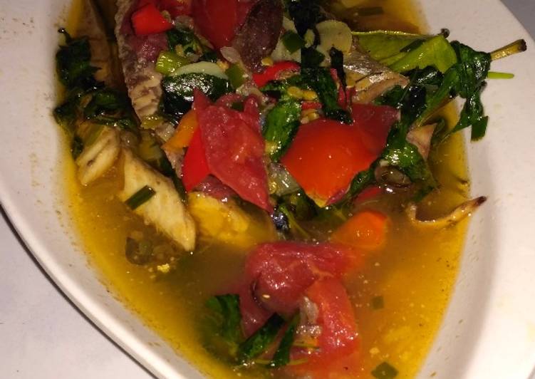 resep lengkap untuk Pindang asem pedas (seger)