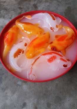 Pudding ikan koi kolam mangkokðŸ˜ŠðŸ˜Š