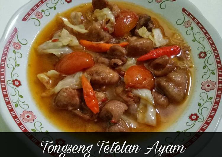 resep makanan Tongseng Tetelan Ayam