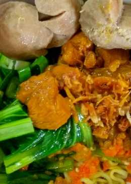 Mie ayam jamur ala mama zildan