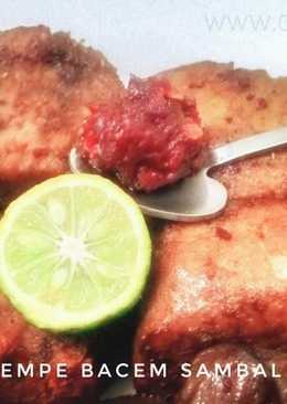 Tahu Tempe Bacem Sambal Terasi