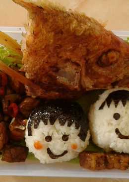 Bekal Bento Ikan Kakap+Tumis Tempe