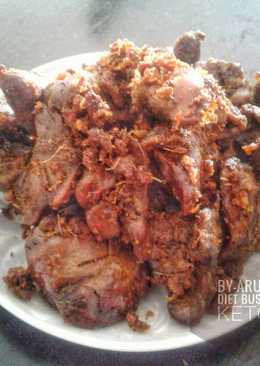 Hati dan jantung ayam goreng#keto