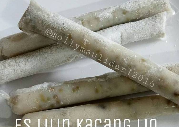 gambar untuk resep Es Lilin Kacang Ijo