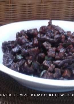 Orek tempe bumbu kelewek