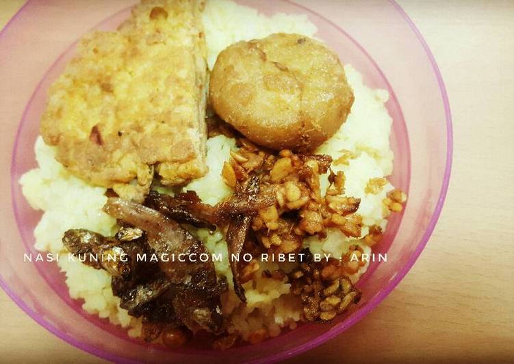 resep masakan Nasi kuning magiccom no ribet