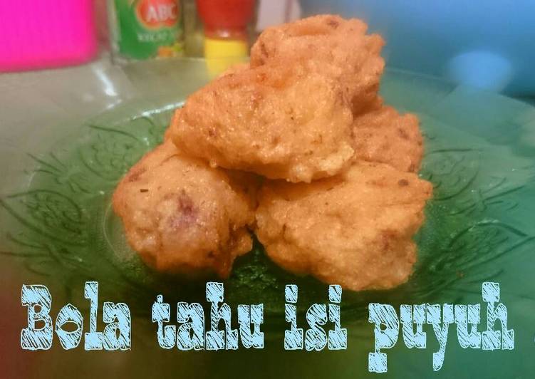 resep masakan Bola tahu isi puyuh