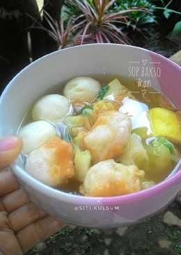 Sop bakso ikan