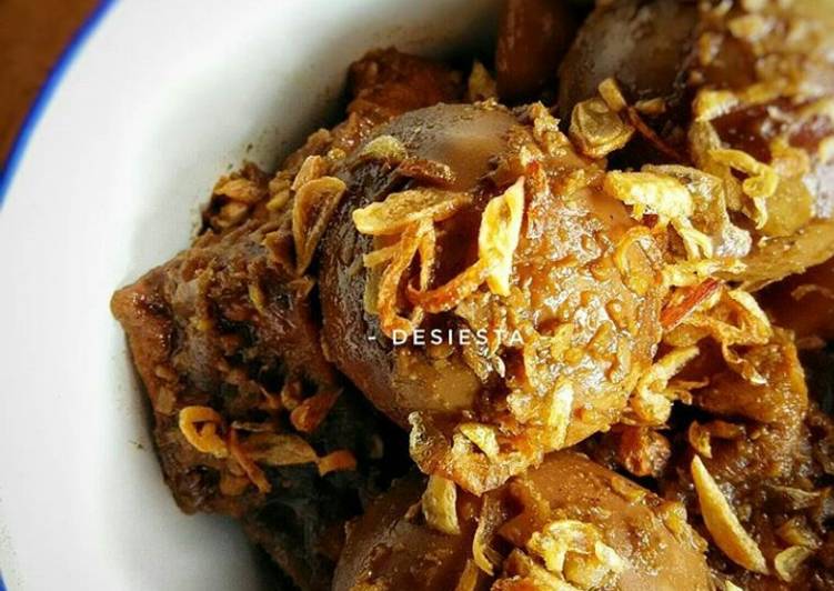 Resep Semur Telur Tahu & Kentang Kiriman dari Desiestapp