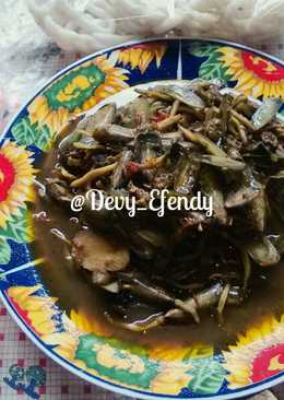 Krengsengan kerang hijau pake kuah dikit