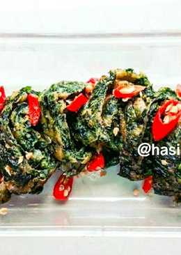 Spinach Egg Roll (Bayam Telur Gulung)