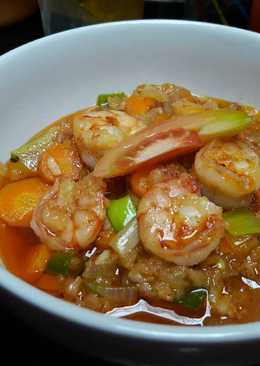 Udang asem pedas manis