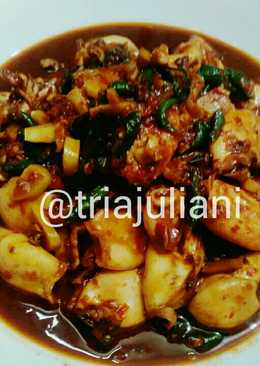 Cumi saus pedas / cumi balado