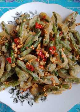 Buncis goreng tepung pedas