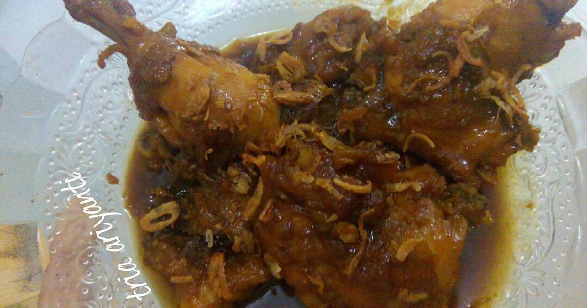 Resep Ayam mentega kecap manis ala Tria Ariyanti