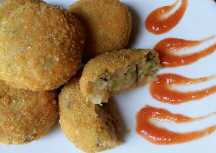 bahan dan cara membuat Japanese Style Kroket Sukun (Korokke)