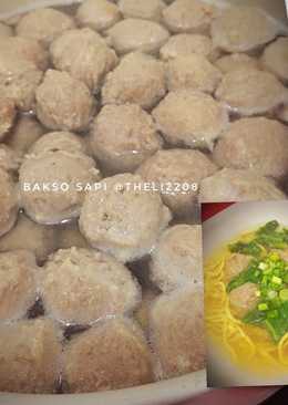 Bakso sapi blender + kuah