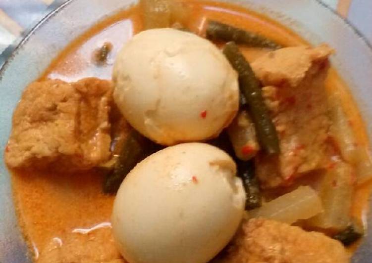 resep masakan Ketupat sayur