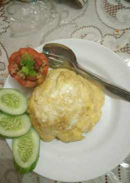 Nasi Goreng Keju Telor Selimut