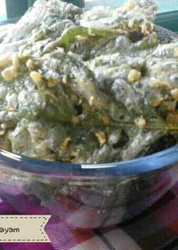 Peyek bayam/keripik bayam