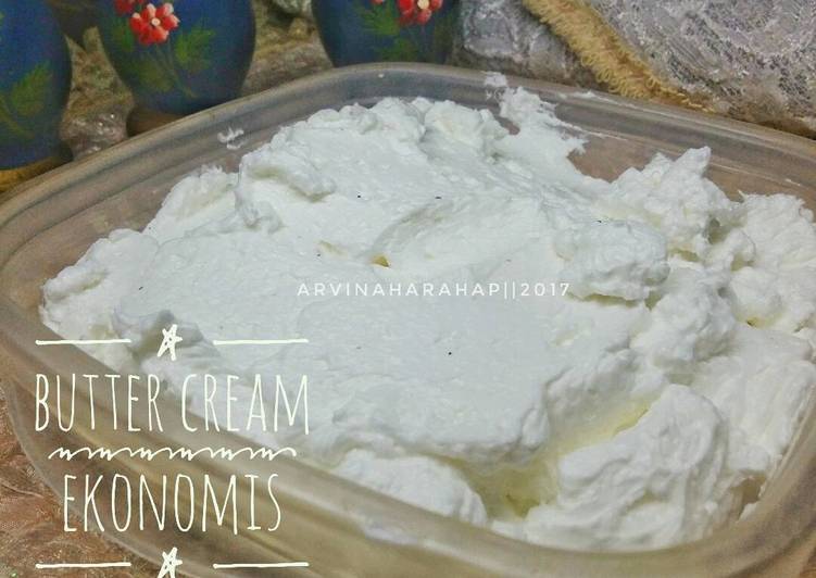 bahan dan cara membuat ButterCream Ekonomis