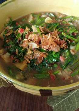 Tumis Kangkung Kornet