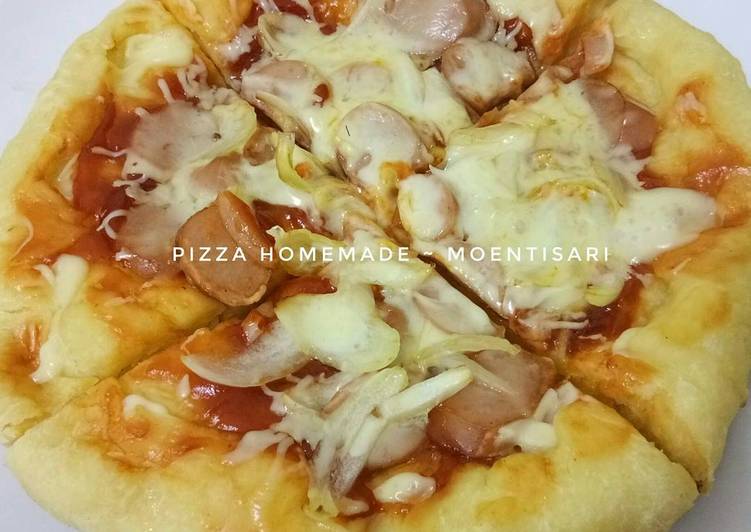 gambar untuk resep makanan Pizza homemade / pizza teflon