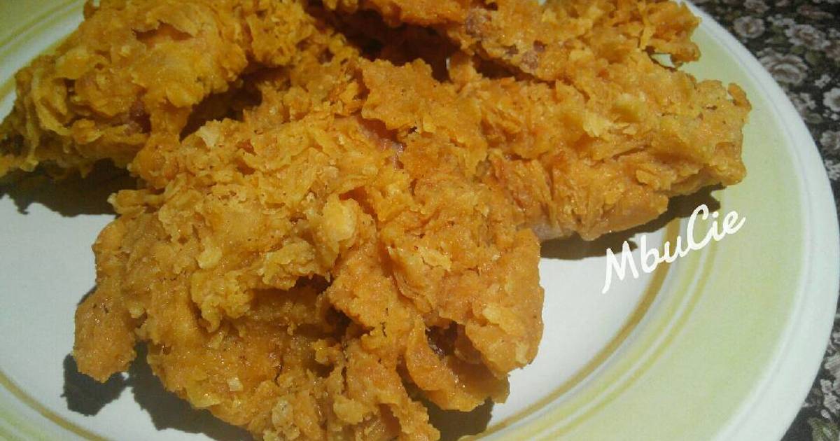 Resep Ayam Goreng Tepung Keriting ala Vici Lucianti (MbuCie)