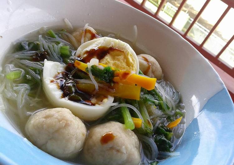 resep masakan Wanjakuk Meatball Soup