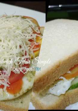 Sandwich Telur Simple