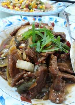 Beef teriyaki ala anak kost