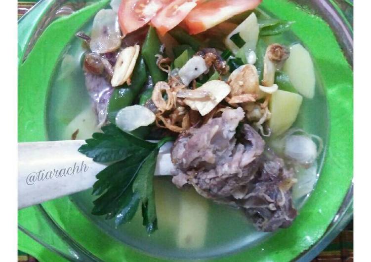 Resep Sop iga sapi (simple banget :)) By Tiarachh