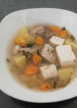 Sop ayam lezat gurih khas minang