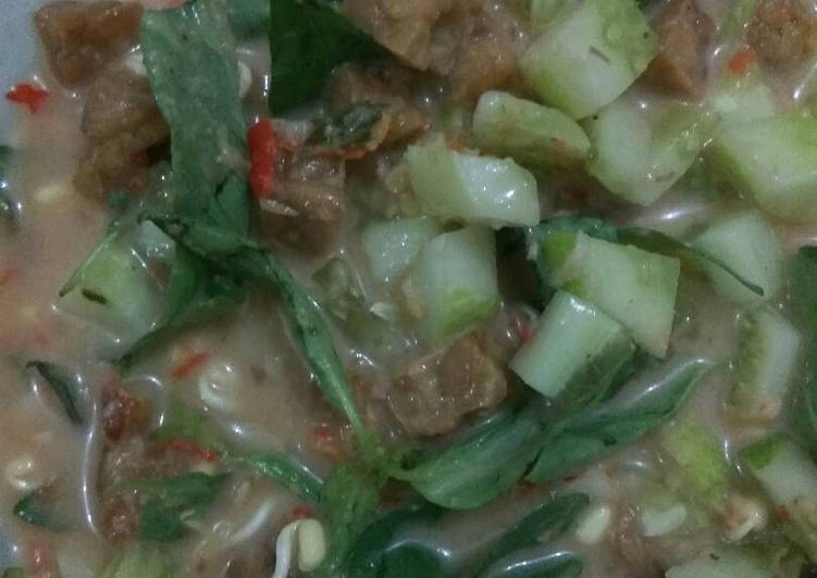 resep lengkap untuk Trancam sayur khas Kediri