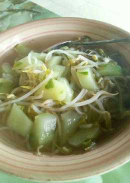 Sayur bening timun toge(praktis)