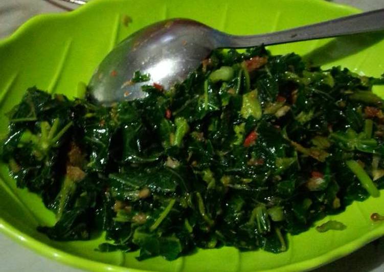 resep Tumis daun pepaya pedas