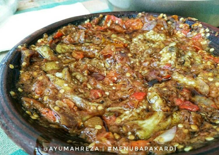 Resep Terong Bakar Penyet Sambel/Sambal Mentah | #MenuBapakArdi