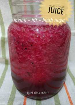 Jus MBN : Melon Bit buah Naga