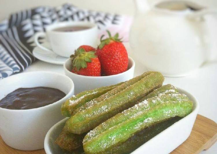 Resep Pandan Churros