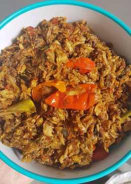 Tongkol suwir bumbu kuning