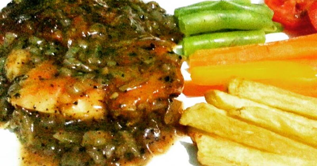 Steak ayam lada hitam - 57 resep - Cookpad