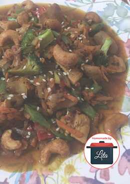 Ayam lada hitam cah sayur sehatÂ #homemadebylita