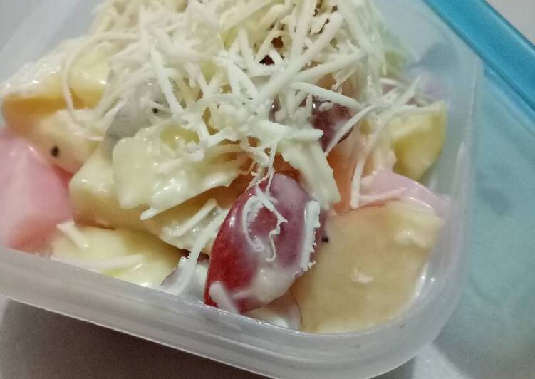 resep masakan Fruit Salad with Yogurt (Salad Buah dengan Yogurt)