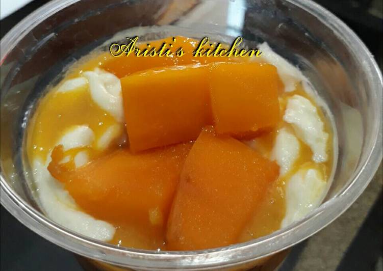 resep makanan King mango Thai dessert