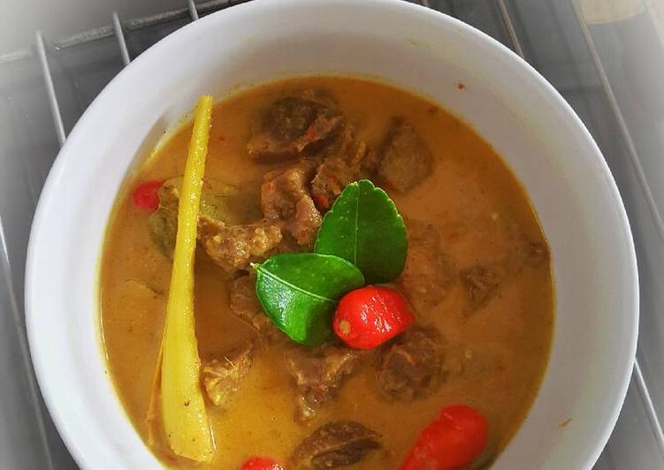 bahan dan cara membuat Gulai kambing