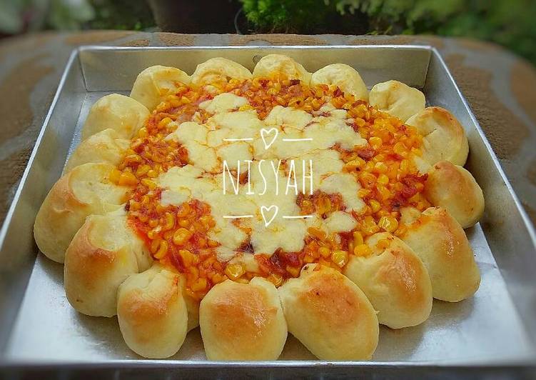 resep makanan Cheesy Bites Pizza ~ Empuk, ulen 10 menit aja. ??