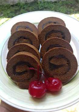 Bolu gulung coklat