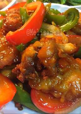 Ayam saos oseng paprika